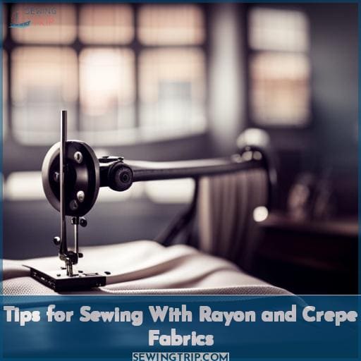 Tips for Sewing With Rayon and Crepe Fabrics