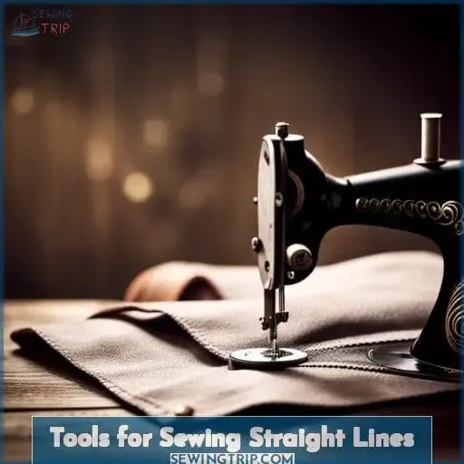 Tools for Sewing Straight Lines