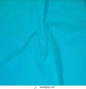 Turquoise Solid Poly Cotton Fabric