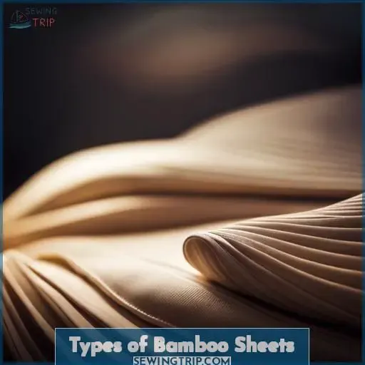 Types of Bamboo Sheets
