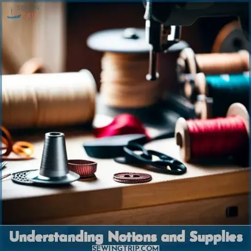 Understanding Notions and Supplies