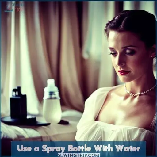 Use a Spray Bottle With Water