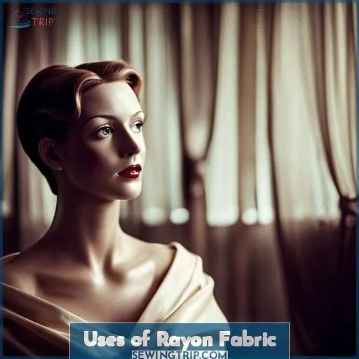 Uses of Rayon Fabric