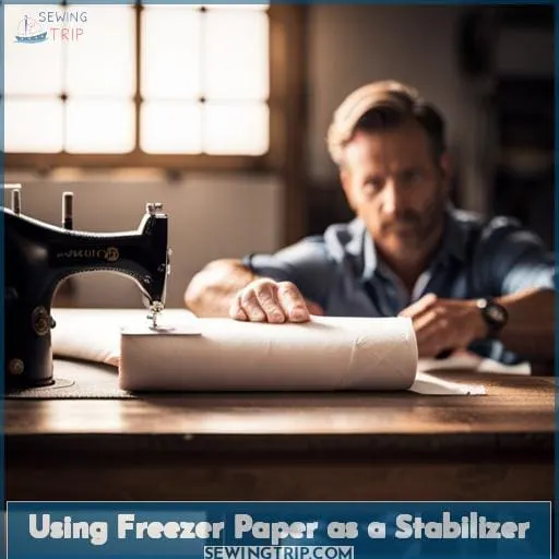 Using Freezer Paper as a Stabilizer