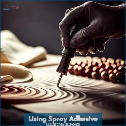 Using Spray Adhesive