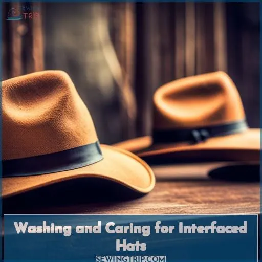 Washing and Caring for Interfaced Hats
