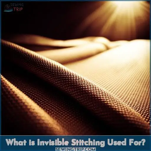 What is Invisible Stitching Used For