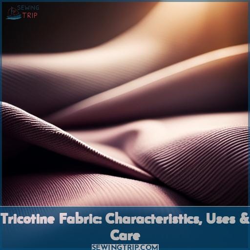 What Is Tricotine Fabric