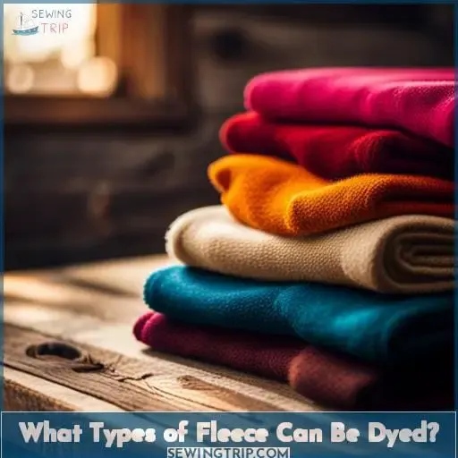 What Types of Fleece Can Be Dyed