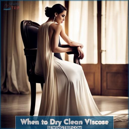 When to Dry Clean Viscose