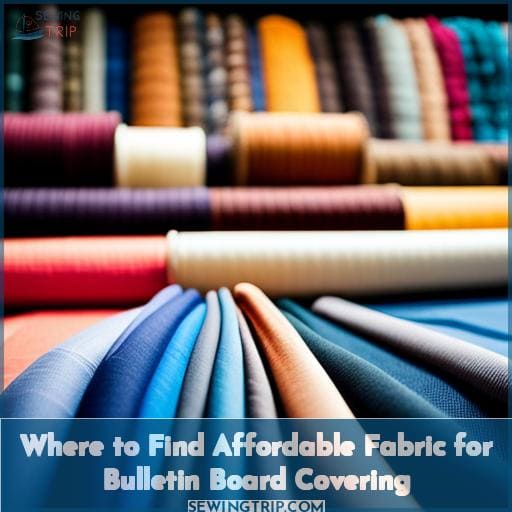 Where to Find Affordable Fabric for Bulletin Board Covering