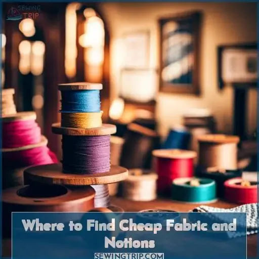 Where to Find Cheap Fabric and Notions