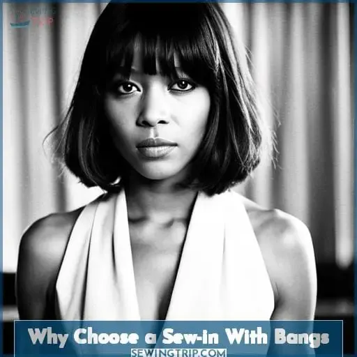 Why Choose a Sew-in With Bangs