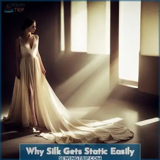 Why Silk Gets Static Easily