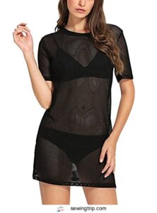 10 Transparent Fabric Types: Names, Uses & Sewing Tips 4 WuLun® Women's Sexy Cover Ups B07DDPW84G