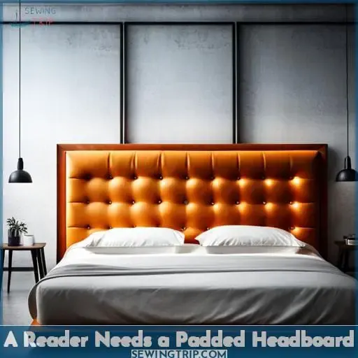 A Reader Needs a Padded Headboard