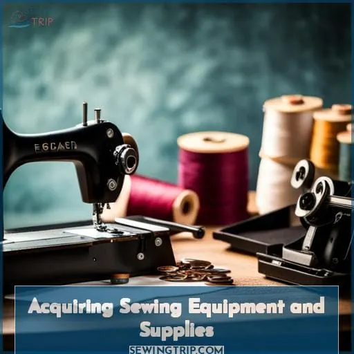 Acquiring Sewing Equipment and Supplies