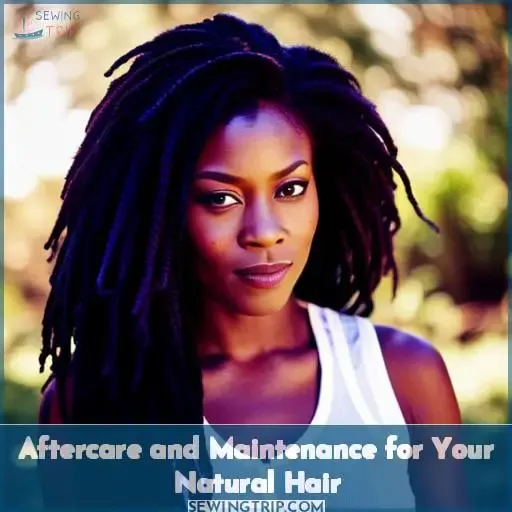 Aftercare and Maintenance for Your Natural Hair