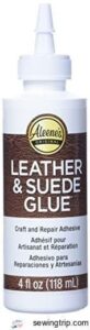 Does Fabric Glue Work on Leather? The Truth + Better Options 2 Aleene's15594 Leather & Suede Glue B00178RING