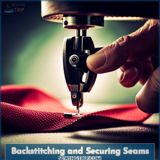 Backstitching and Securing Seams
