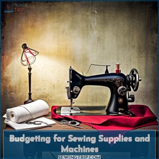 Budgeting for Sewing Supplies and Machines
