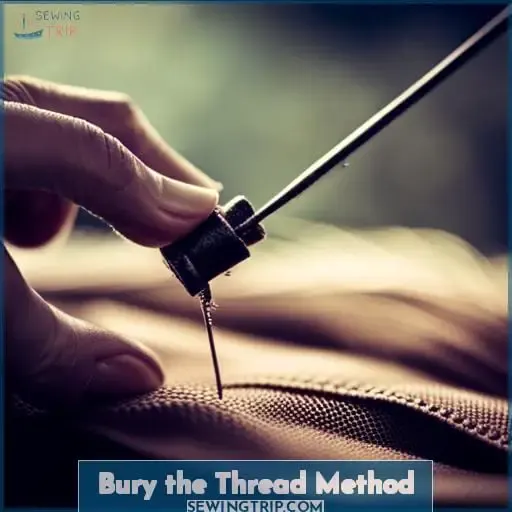 Bury the Thread Method