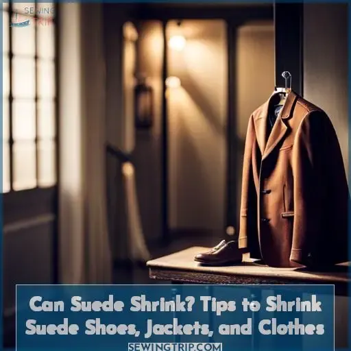 can suede shrink how to