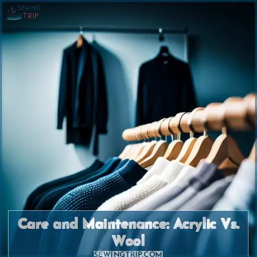 Care and Maintenance: Acrylic Vs. Wool