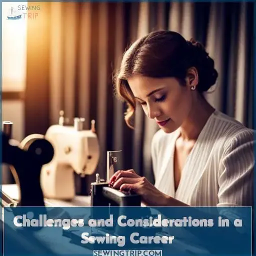 Challenges and Considerations in a Sewing Career