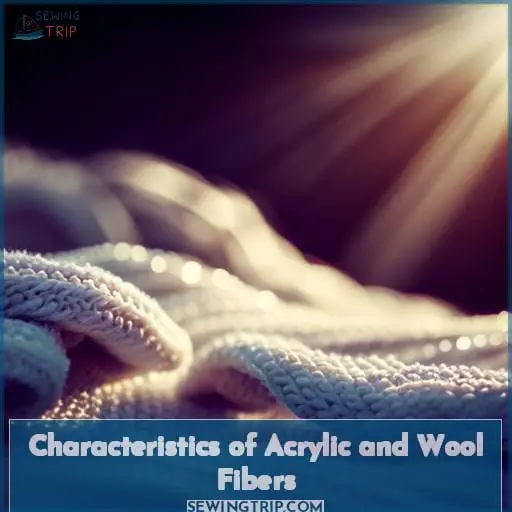 Characteristics of Acrylic and Wool Fibers