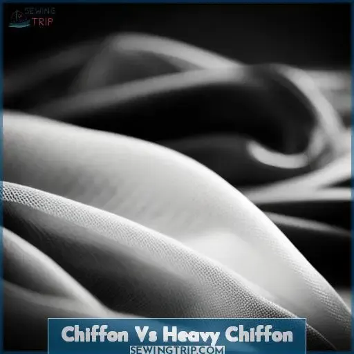 Chiffon Vs Heavy Chiffon