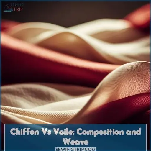 Chiffon Vs Voile: Composition and Weave