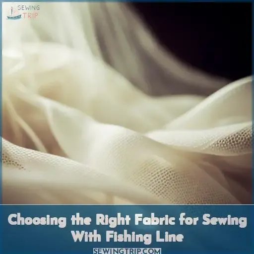 Choosing the Right Fabric for Sewing With Fishing Line