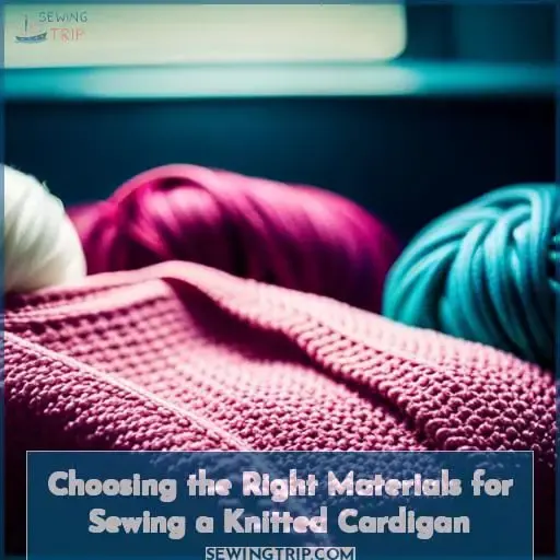 Choosing the Right Materials for Sewing a Knitted Cardigan