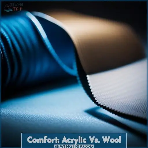 Comfort: Acrylic Vs. Wool