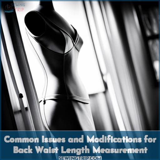 Common Issues and Modifications for Back Waist Length Measurement