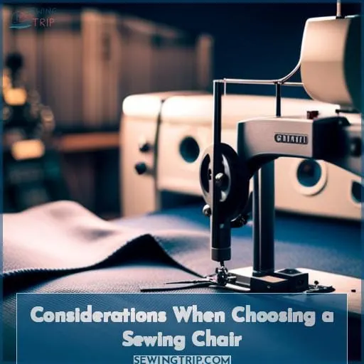 Considerations When Choosing a Sewing Chair