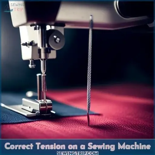 Correct Tension on a Sewing Machine