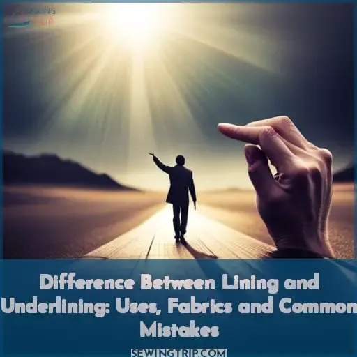 difference between lining and underlining