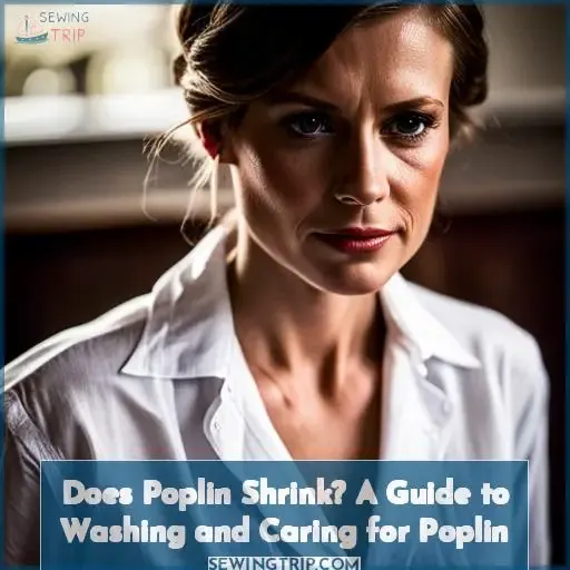 does poplin shrink