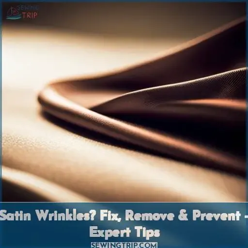 does satin wrinkle how to