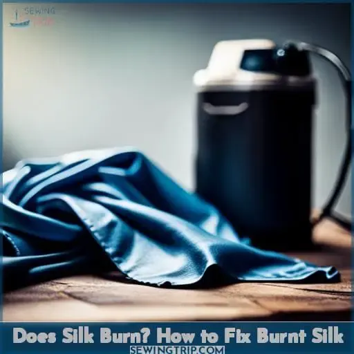 does silk burn melt how to fix