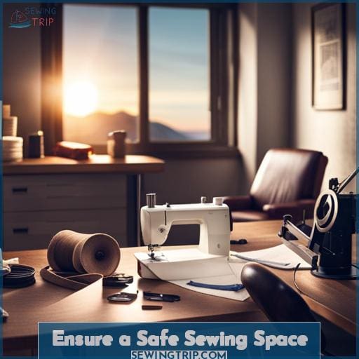 Ensure a Safe Sewing Space