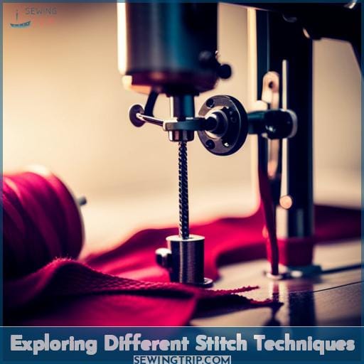 Exploring Different Stitch Techniques