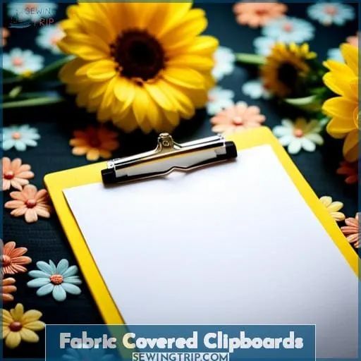 Fabric Covered Clipboards