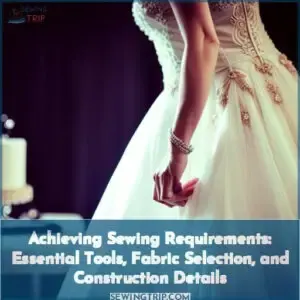 how can sewing requirements be correctly accomplished