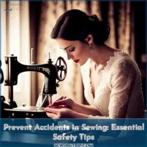 how can you prevent accident in sewing