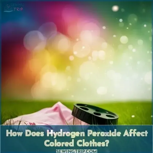 How Does Hydrogen Peroxide Affect Colored Clothes