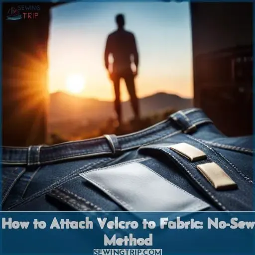 how to attach velcro to fabric without sewing