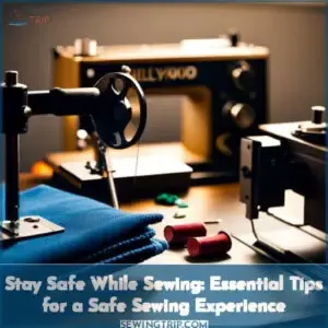 how to be safe when sewing